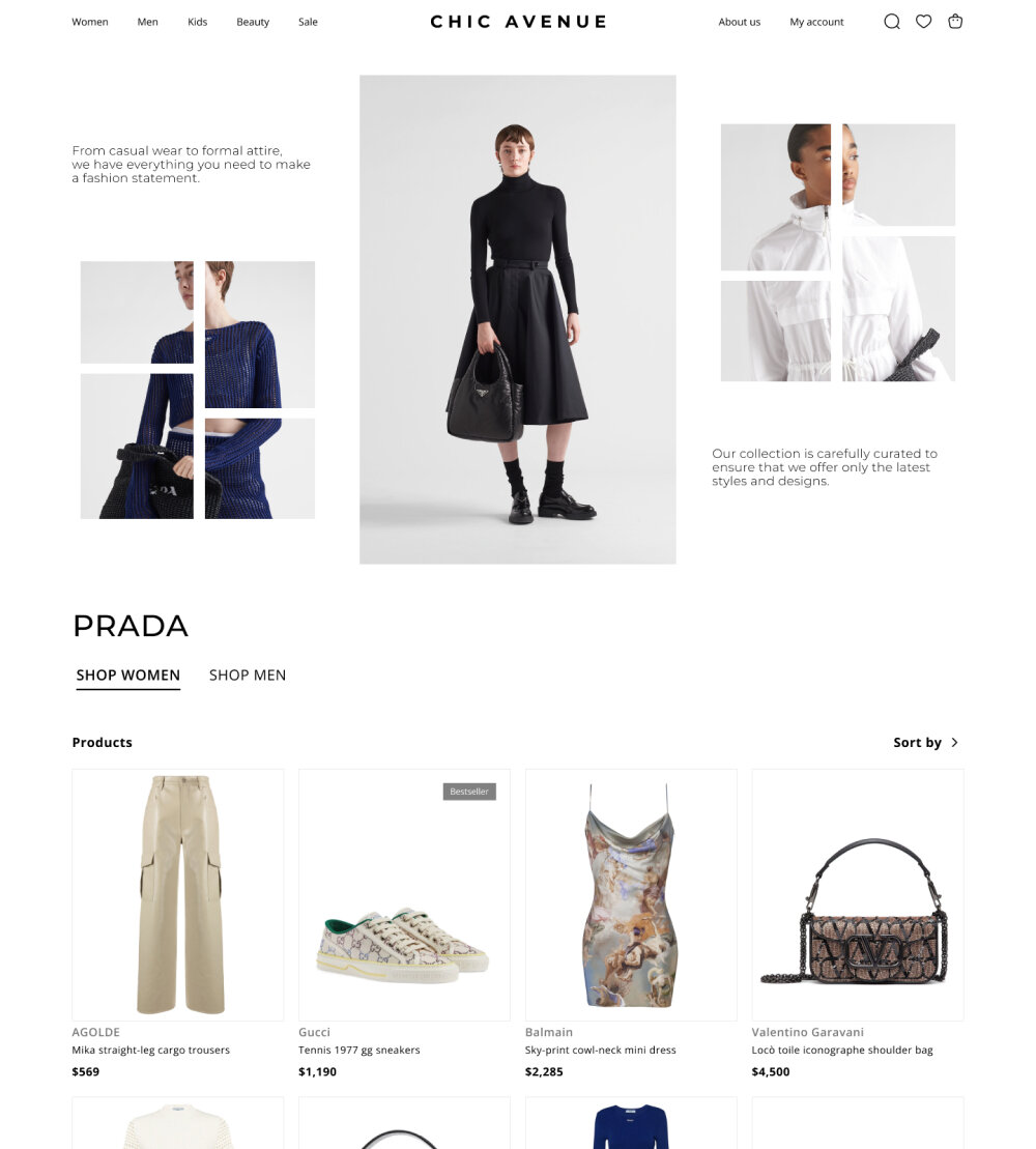 Fashion Store Conversions: Online Visual Merchandising Tool, Sortler