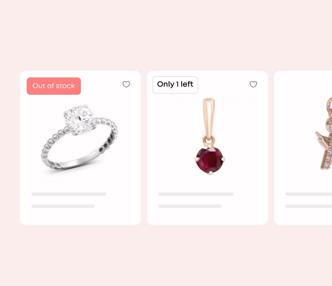 Sortler | How to Increase Sales for Jewelry: Manage Low-Stock and Out-of-Stock Products